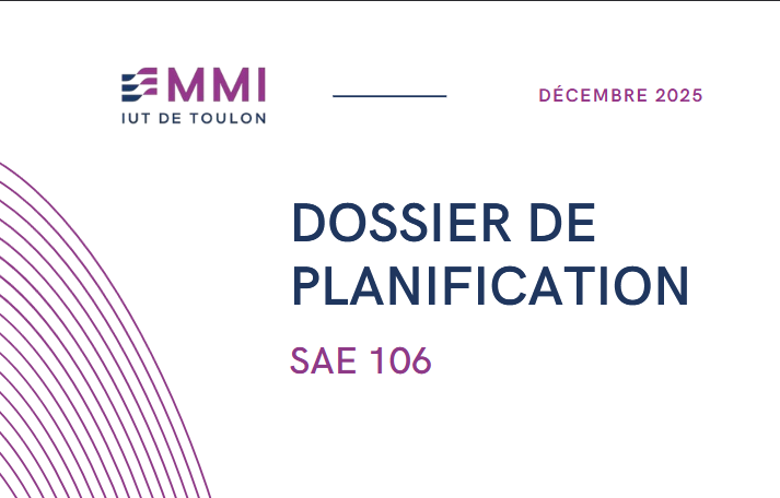 Dossier de planification — Chef de projet