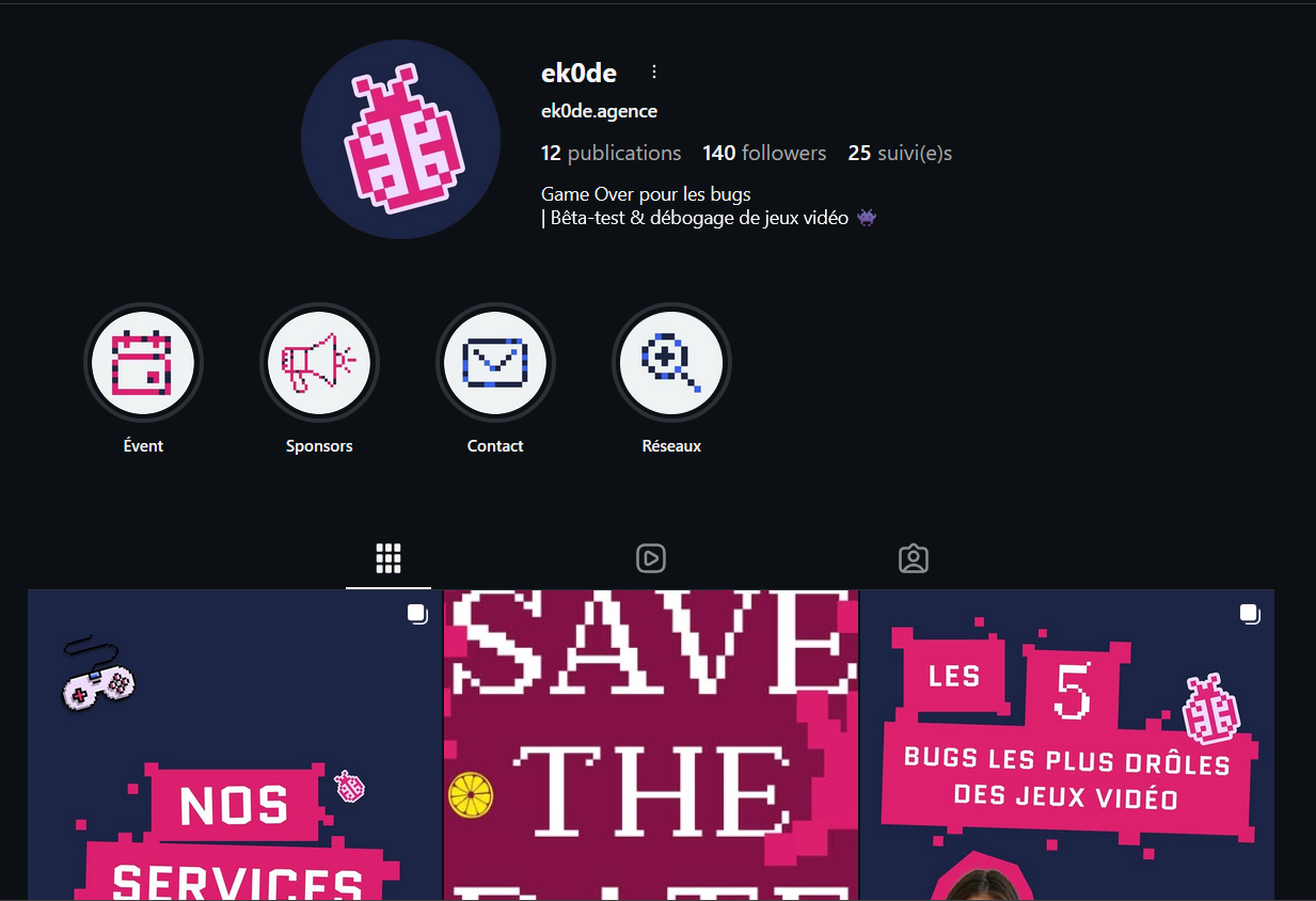 Ek0de — Statistiques de communication